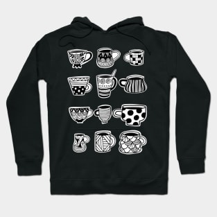 Doodle tea cups Hoodie